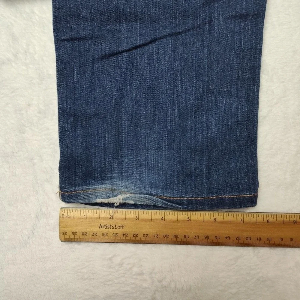 Dearborn‎ Denim Jeans Mens 38x33 Blue Wash Straight Leg Stretch Chicago USA